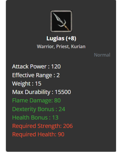 +8 Lugias - +8 Hanguk Sword