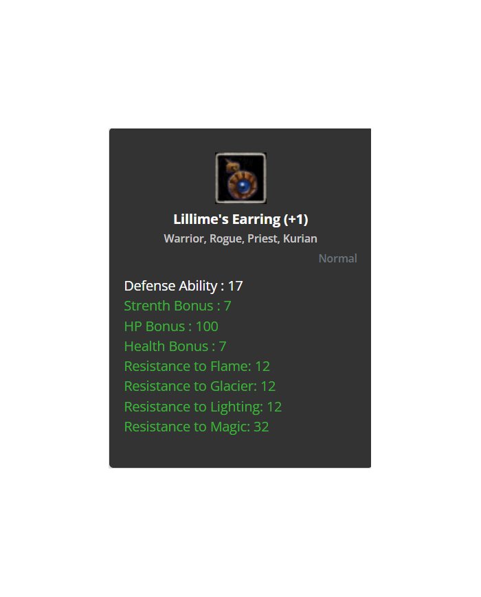 +1 Dual Lillime Earring