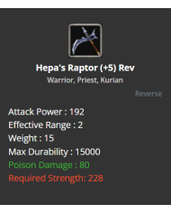 +8 Hepa's Expencional Raptor