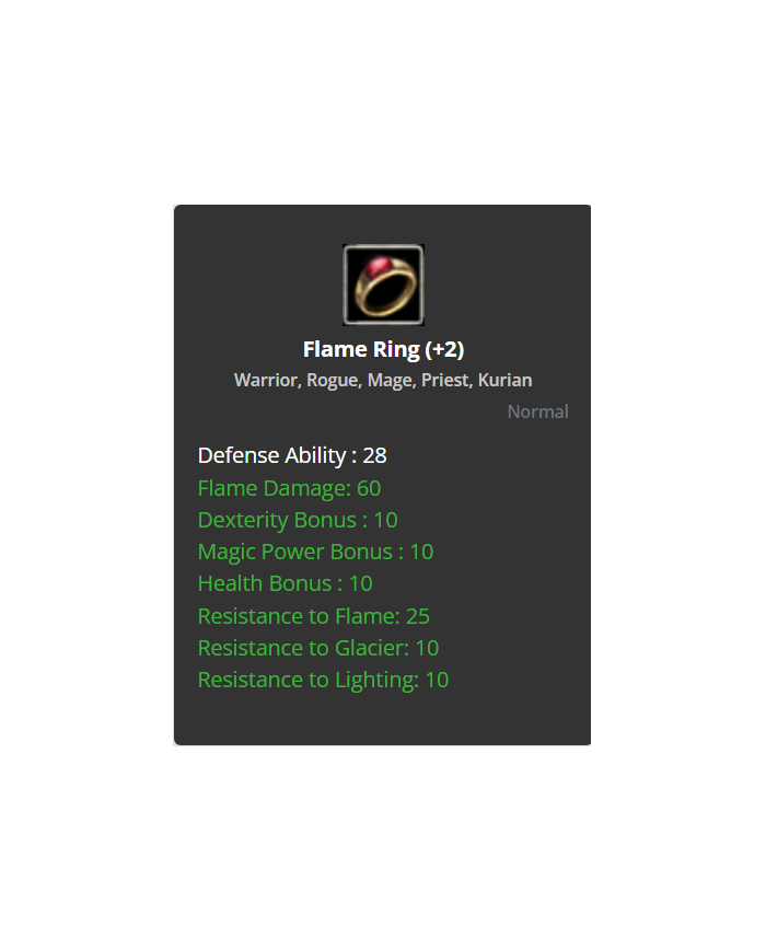 +2 Flame Ring